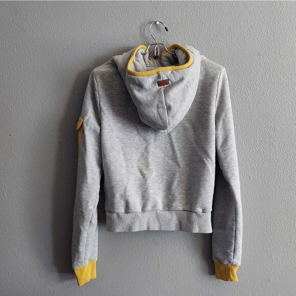 Wanakome Gray Neva Half Zip Hoodie Small - Picture 3 of 8